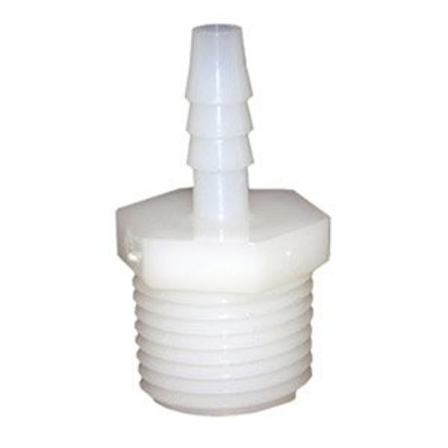 Male Adapter, 3/8 x 1/2 in, Barb x MNPT, Nylon