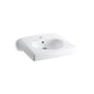 Brenham™ Wall Mount Lavatory Sink, ADA, 21-15/16 x 19-3/4 x 7 in, Vitreous China, White