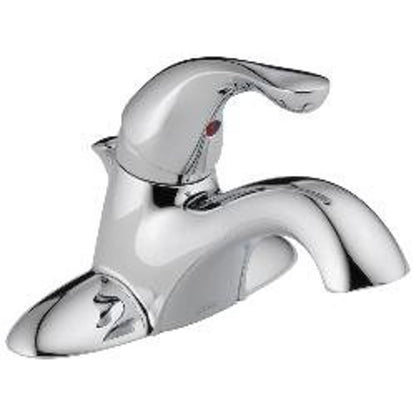 Classic Centerset Lavatory Faucet, ADA, 1 Handle, 3-Hole, 1.2 gpm, Chrome