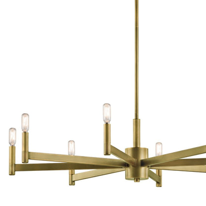 Erzo 8 Light 36" Wide Candle Style Chandelier