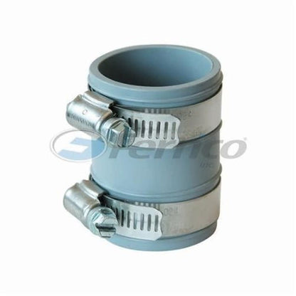 Transition Coupling, 1-1/2 in, Tubular x Tubular, Flexible PVC