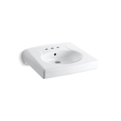 Brenham™ Wall Mount Lavatory Sink, ADA, 21-15/16 x 19-3/4 x 7 in, Vitreous China, White