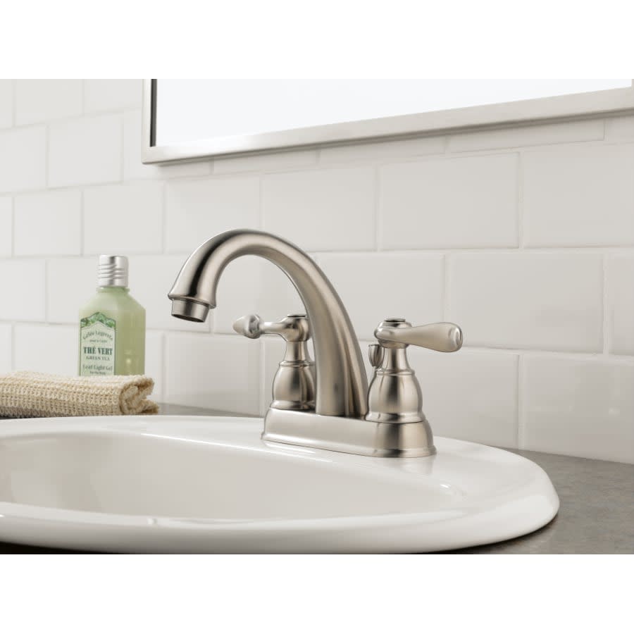 Windemere Centerset Bathroom Faucet with Pop-Up Drain Assembly - Includes Lifetime Warranty