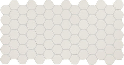 Keystones Arctic White Hexagon 2X2 Matte