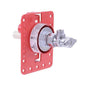 HR-FR Quarter-Turn Handle Fire Rated Outlet Box, 3/8 in Outlet OD Compression Outlet, ABS/DZR LF Brass