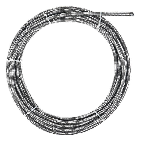 MX FUEL™ All Purpose Wind Inner Core Drum Cable, 3/4 in Dia x 100 ft L, Steel Spring, For Use With MX FUEL™ MXF500-1CP, MXF501-1CP Sewer Drum Machine