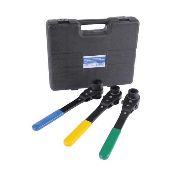 Thru-Bolt™ Dual Socket Ratchet Wrench Set, 3 Pieces
