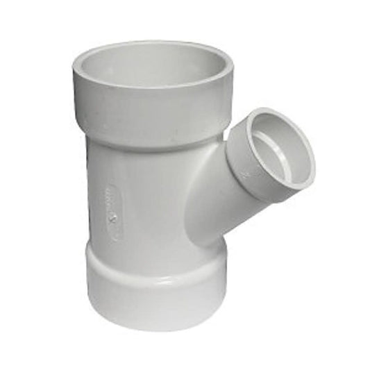 Wye, 3 x 1-1/2 in, Hub, DWV, PVC