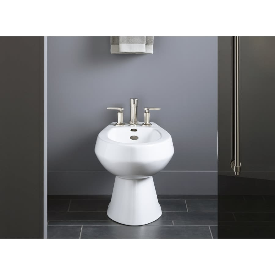 San Tropez Vertical Spray Bidet with 4 Faucet Holes