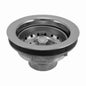 Strainer With Fixed Post, Brass, Polished Chrome Plated