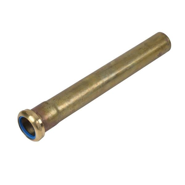 Tubular Extension, 1-1/2 in, Slip Joint, 17 ga, Brass