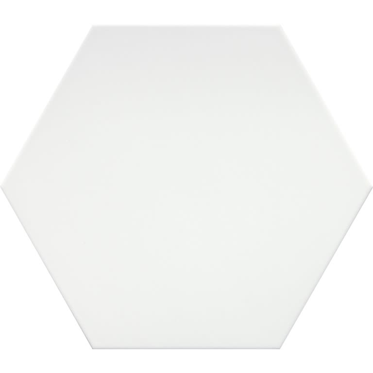 RHYTHM HEX WHITE 11X13
