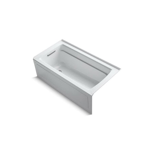 Archer® Alcove Tub, ADA, 60 x 32 x 19 in, Left Hand Drain, White