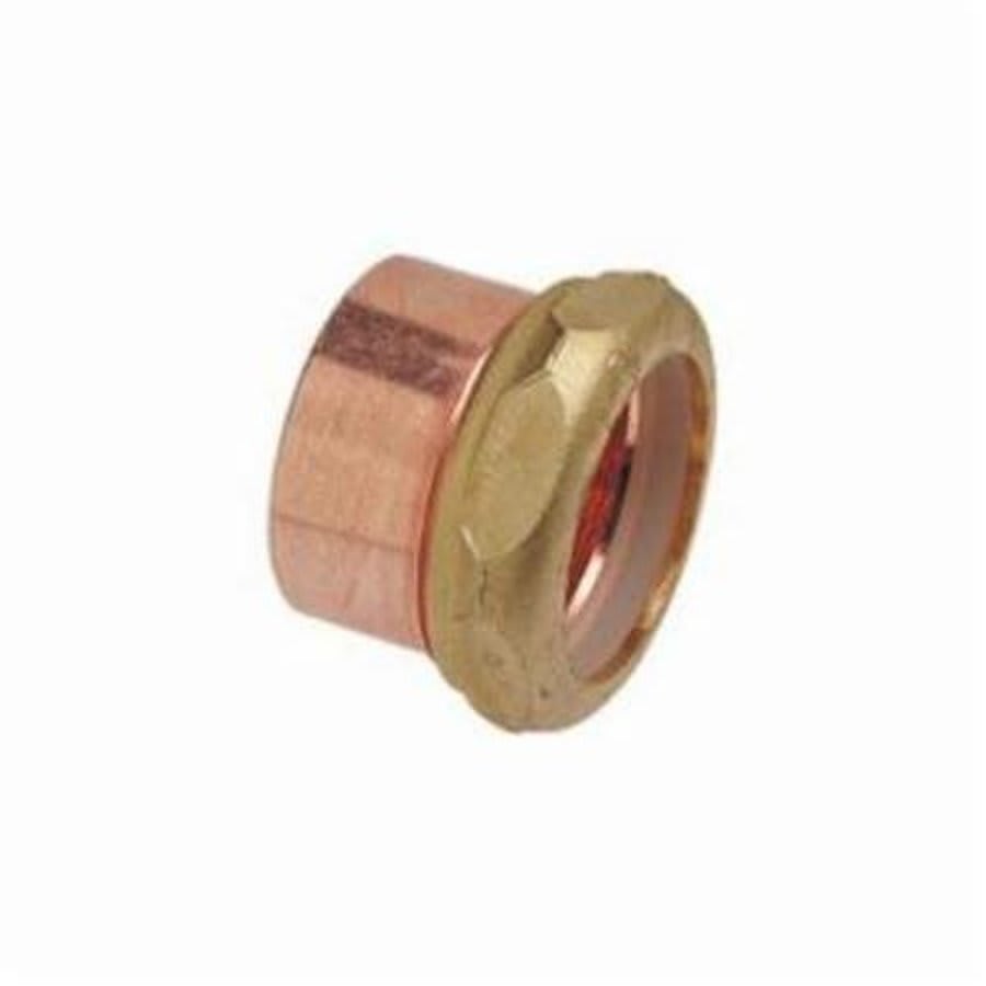 DWV Slip Joint Adapter, 1-1/2 in, C x Slip Joint, Copper
