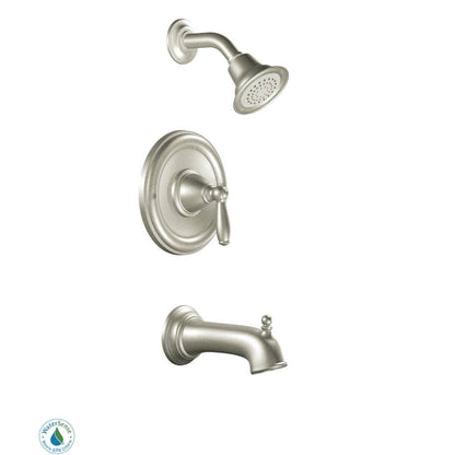 Posi-Temp Pressure Balanced Tub and Shower Trim with 1.75 GPM Shower Head and Tub Spout from the Brantford Collection (Less Valve)