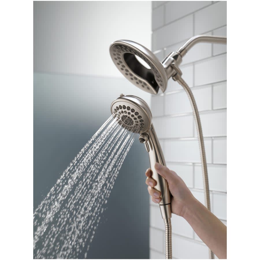 In2ition 1.75 GPM 2-in-1 Multi Function Shower Head / Handshower with Hose and Shower Arm Mount Included - Limited Lifetime Warranty