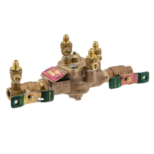 LF009 Reduced Pressure Backflow Preventer, 1-1/2 in, FNPT, Bronze