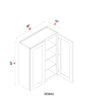 Wall Cabinet - 36"W x 42"H x 12"D