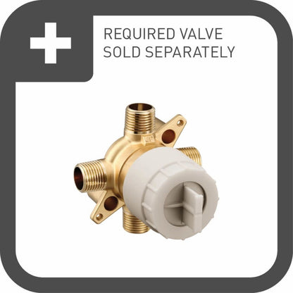 M-Core 4 Port Pressure Balanced 1/2" CC and IPS Tub and Shower Valve