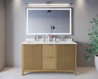 Palmilla Double Bathroom Vanity - 60W x 35H x 22D