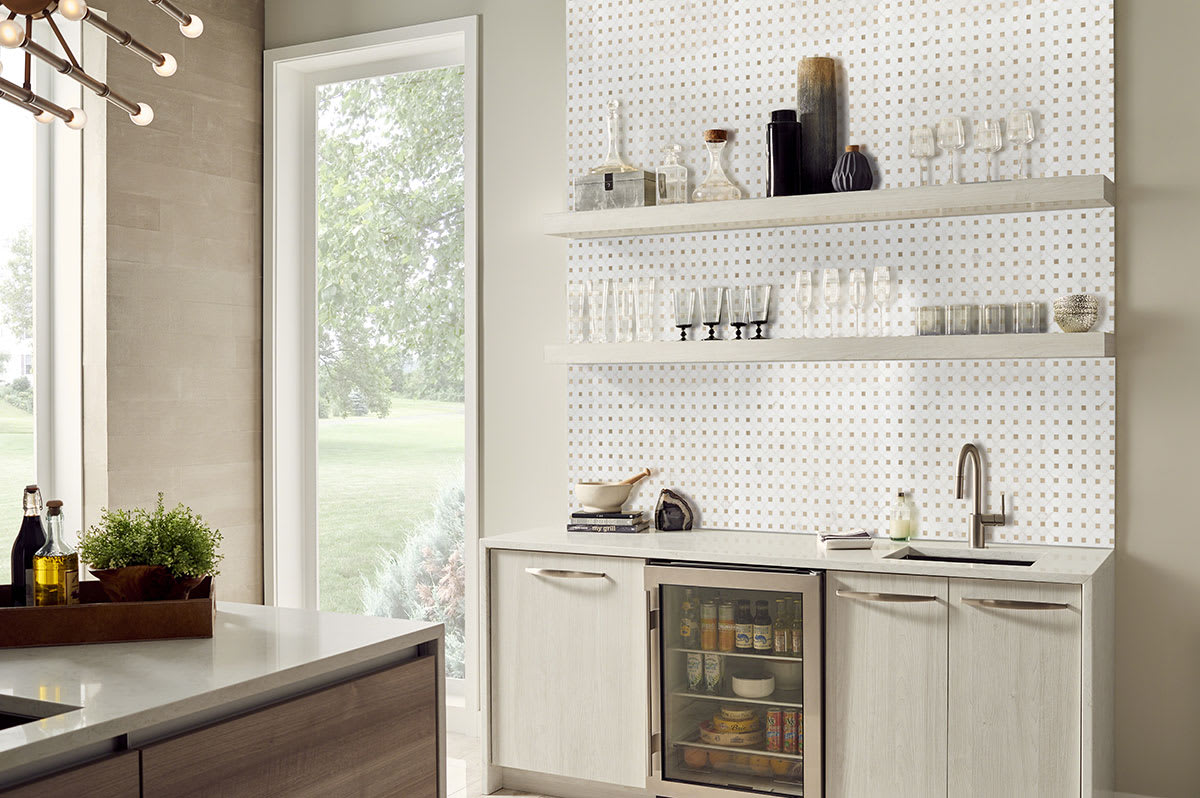 Bianco Dolomite Crema Dotty Polished