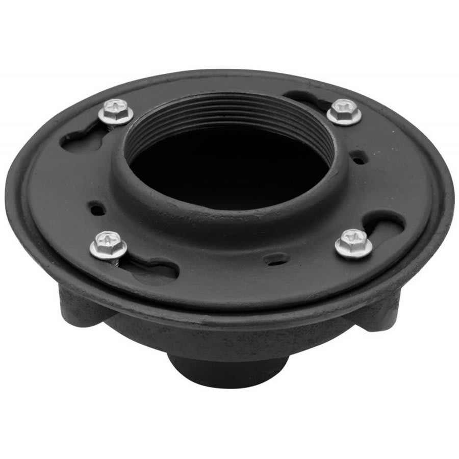 Drain Body, 2 in, No Hub Inlet x 2 in, No Hub Outlet, Cast Iron