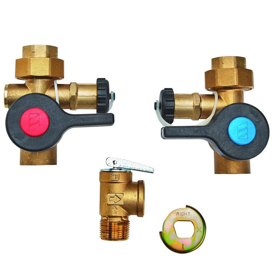 LFTWHG2, 3/4 LFTWHG2-FT-HC-RV Tankless Water Heater Valve Set, 3/4 in, Copper Silicon Alloy