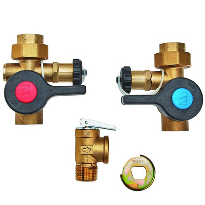 LFTWHG2, 3/4 LFTWHG2-FT-HC-RV Tankless Water Heater Valve Set, 3/4 in, Copper Silicon Alloy