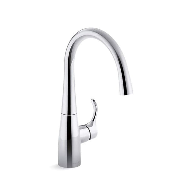 Simplice® Bar Faucet, Deck Mount, ADA, 1 Lever Handle, 1-Hole, Polished Chrome