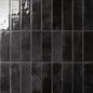 Cloé 2.5X8 Glossy Ceramic Tile in Black