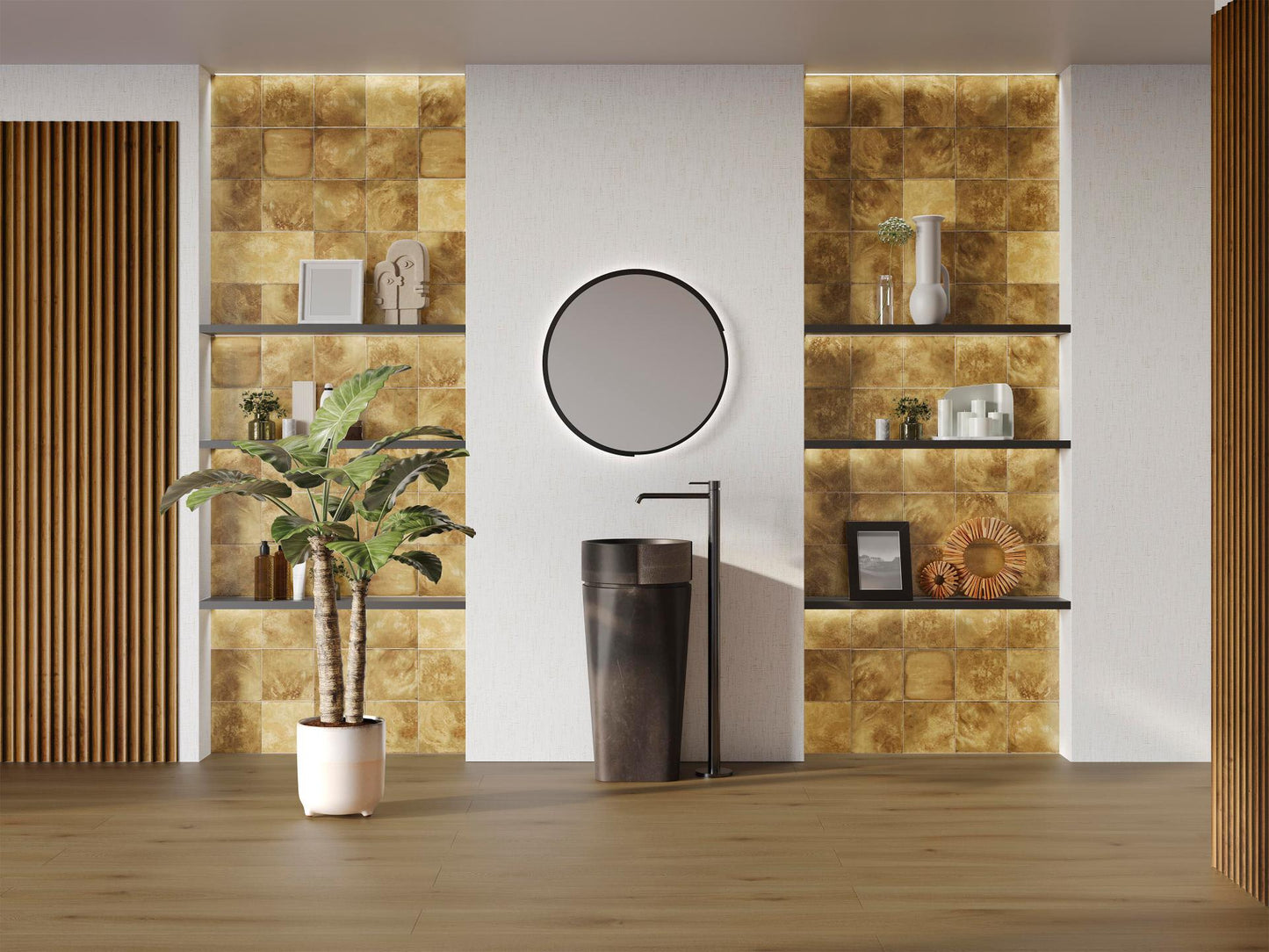 SPLIT CONVEX BROWN (Make to order)