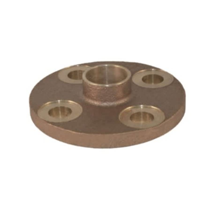 150 lb Flange, 1-1/4 in, C x Bolt Pattern, Cast Brass