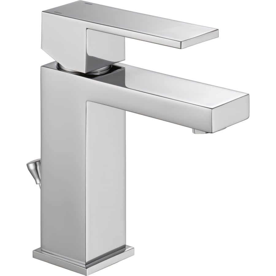 Modern 1.2 GPM Single Hole Bathroom Faucet with 50/50 Pop-Up Drain Assembly - Includes Lifetime Warranty