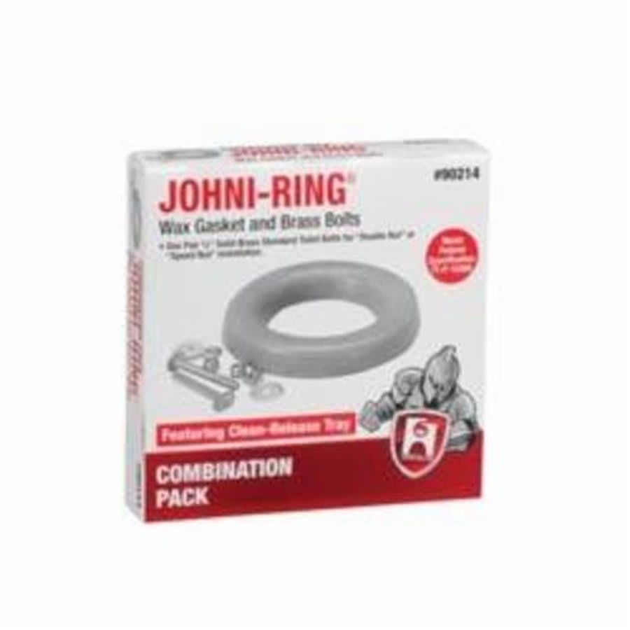 3 or 4 in Johni-Ring® Regular Wax Ring with Johni-Bolts®, Combo Pack