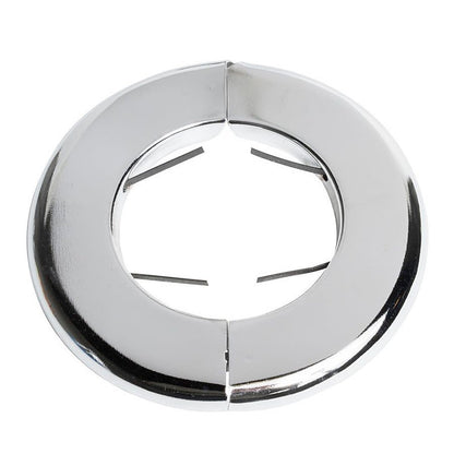 F&C Split Ring Escutcheon, 2-5/8 in OD, Polished Chrome