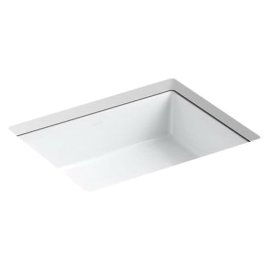 Verticyl® Under Mount Lavatory Sink, ADA, 19-13/16 x 15-5/8 x 6-3/4 in, Vitreous China, White