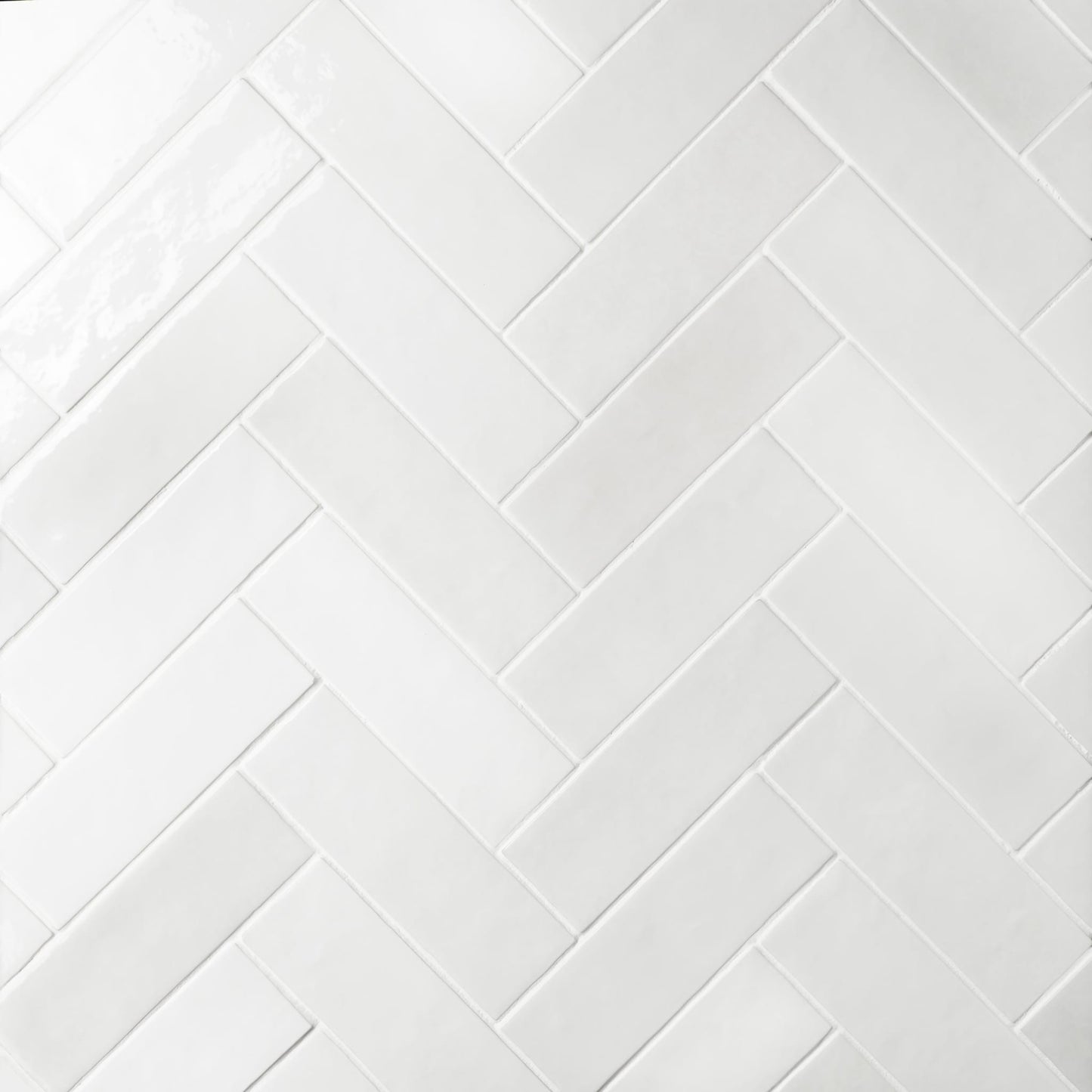 Cloé 2.5X8 Glossy Ceramic Tile in White