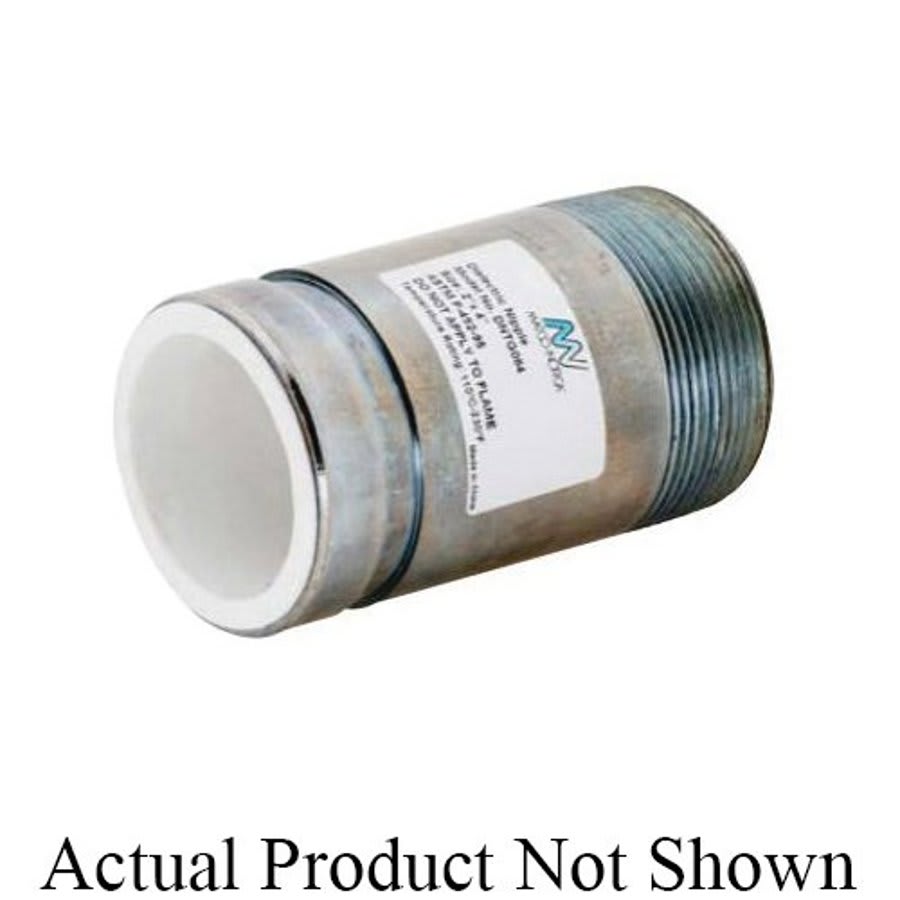 Dielectric Nipple, 2-1/2 in, Groove x MNPT