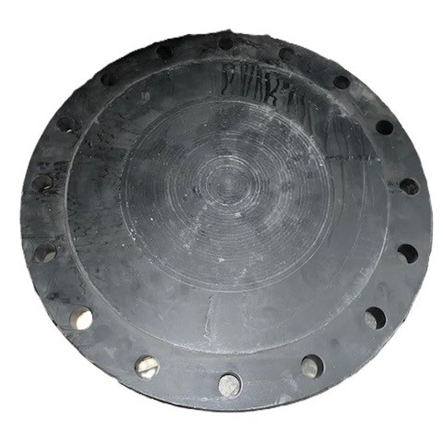 Raised Face Blind Flange, 18 in, 25 in OD, 16 Bolt Holes, 150 lb, Carbon Steel