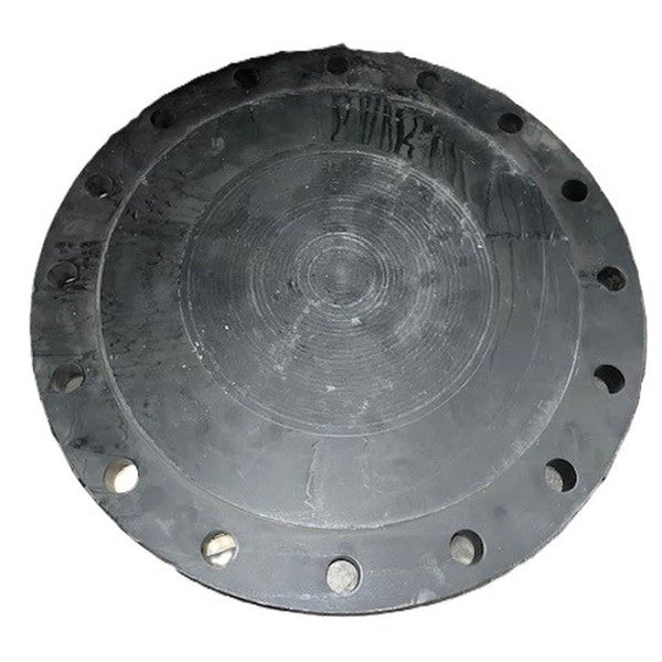 Raised Face Blind Flange, 18 in, 25 in OD, 16 Bolt Holes, 150 lb, Carbon Steel
