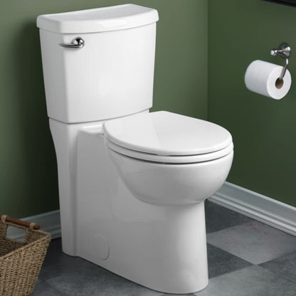 Cadet 3 Round-Front Toilet Bowl Only with Concealed Trapway, EverClean Surface, PowerWash Rim, and Right Height Bowl - Includes Slow-Close Seat