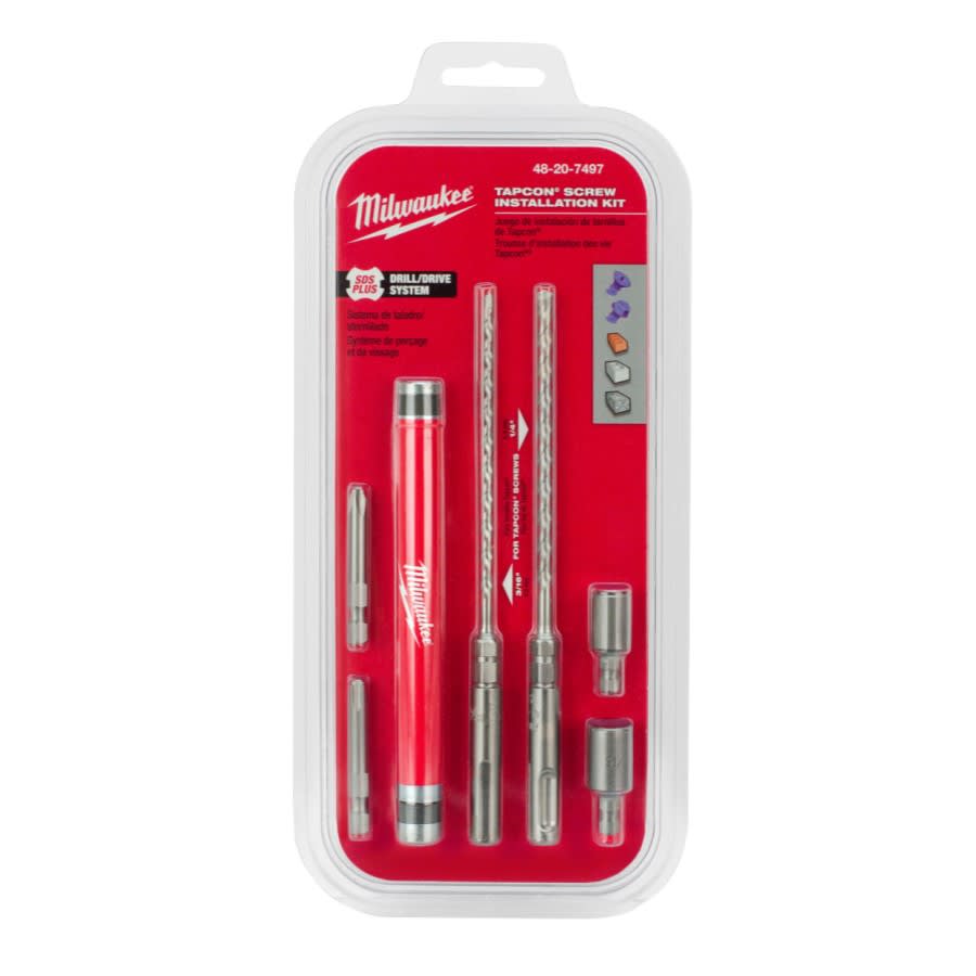 Tapcon™ Installation Kit, 7 Pieces, Carbide