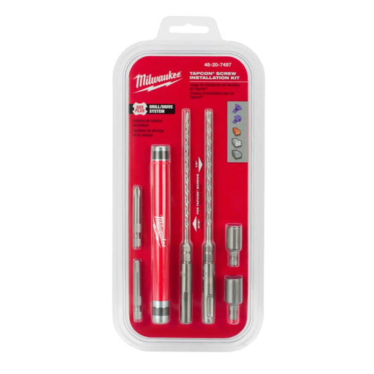 Tapcon™ Installation Kit, 7 Pieces, Carbide