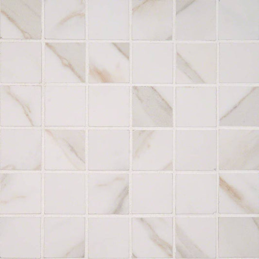 Pietra Calacatta 2x2 Mosaic