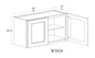 Wall Cabinet - 36"W x 24"H x 12"D