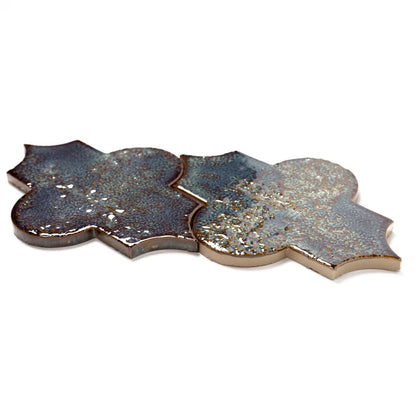 Lantern 3" x 8" Glossy Porcelain Tile in Cobalt