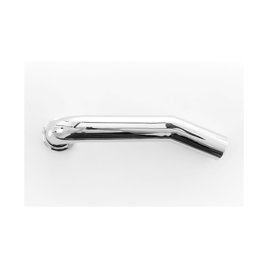 22.5 deg Tubular Wall Bend, 1-1/2 in, 17 ga, Chrome