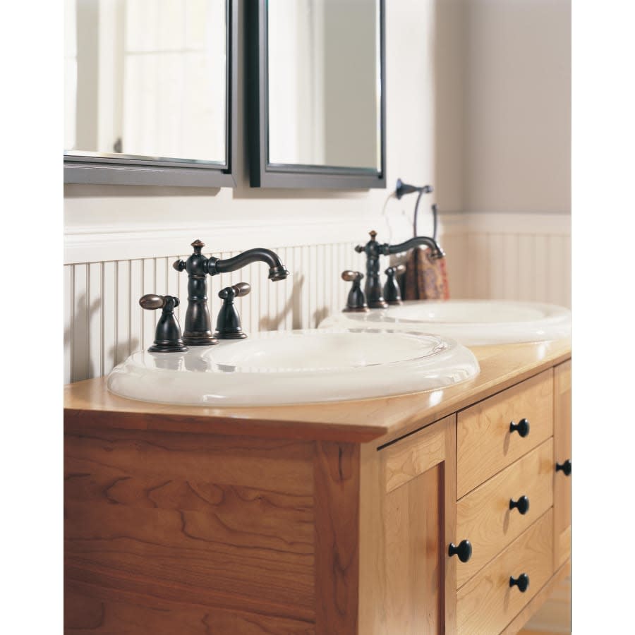 Victorian Widespread Bathroom Faucet with Pop-Up Drain Assembly - Includes Lifetime Warranty