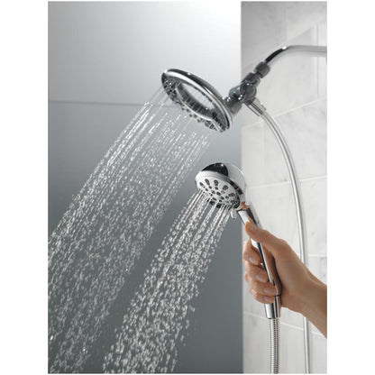 In2ition 1.75 GPM 2-in-1 Multi Function Shower Head and Hand Shower with 60" Hose - Limited Lifetime Warranty