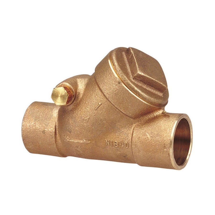 Swing Check Valve, 1 in, C, Bronze
